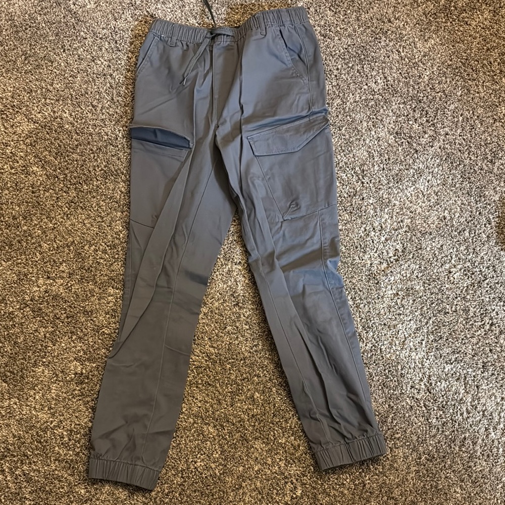 Men's Gray Cargo Pants